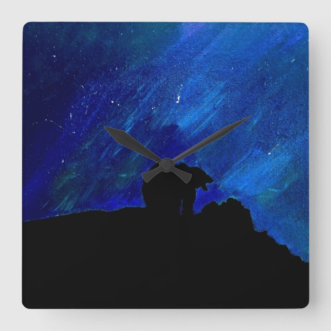 Reloj Cuadrado Roar! (Anverso)