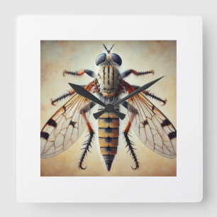 Reloj Cuadrado Robber Fly 041024IREF240 - Watercolor