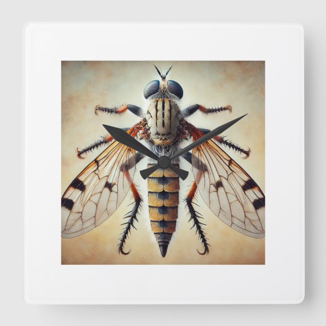 Reloj Cuadrado Robber Fly 041024IREF240 - Watercolor (Anverso)