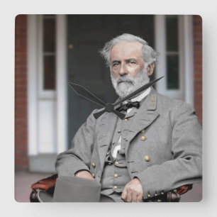 Reloj Cuadrado Robert E. Lee Square Wall Clock