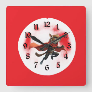 Reloj Cuadrado Robin Hood