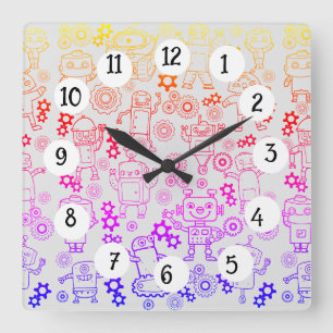 RELOJ CUADRADO ROBOT