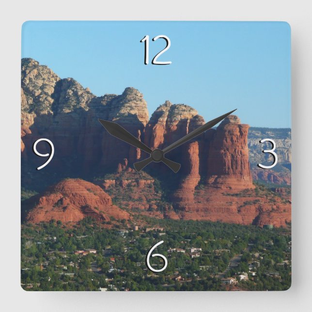 Reloj Cuadrado Roca Coffee Pot I en Sedona Arizona (Anverso)