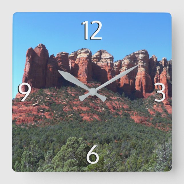 Reloj Cuadrado Roca Coffee Pot II en Sedona Arizona (Anverso)