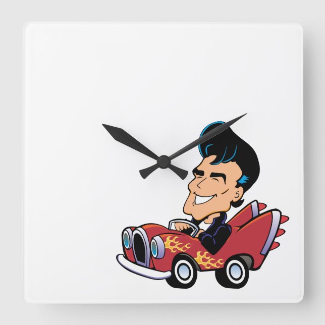 Reloj Cuadrado Rodder en caliente (Anverso)