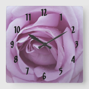 Reloj Cuadrado Rosa Lavender