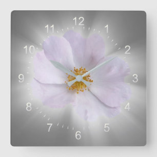 Reloj Cuadrado rosa y gris