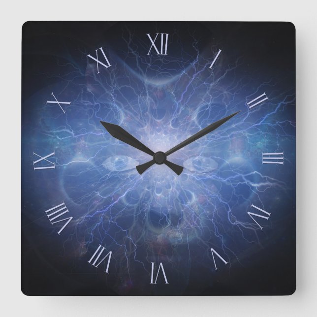 Reloj Cuadrado Rostro de eternidad (Anverso)