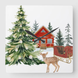 Reloj Cuadrado Round Wall Clock