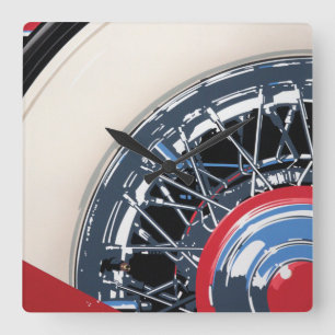 Reloj Cuadrado Rueda