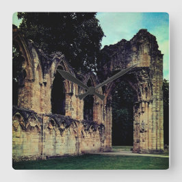 Reloj Cuadrado Ruinas