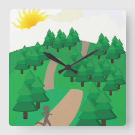 Reloj Cuadrado Running Outdoors