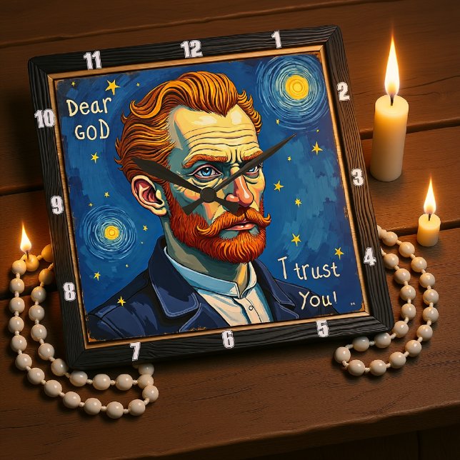 Reloj Cuadrado rust in the Celestial Night Art (Subido por el creador)