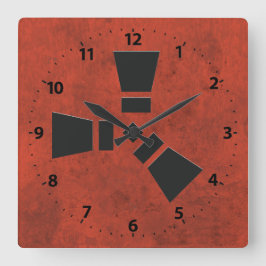 Reloj Cuadrado RUST Wall Clock