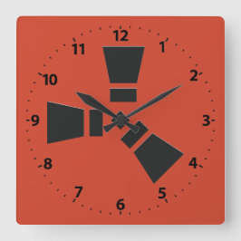 Reloj Cuadrado RUST Wall Clock