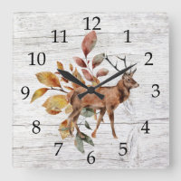 Rustic Barn Wood Deer Antlers Fall Foliage