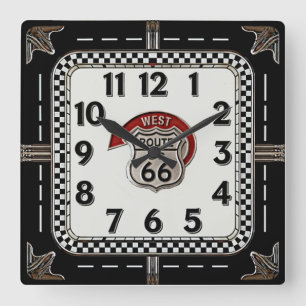 Reloj Cuadrado Ruta Rockabilly66