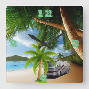 Reloj Cuadrado RV TIME Tic Toc Wall Clocks