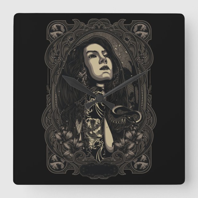 Reloj Cuadrado Sabda Alam (Anverso)