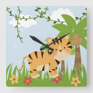 Reloj Cuadrado Safari