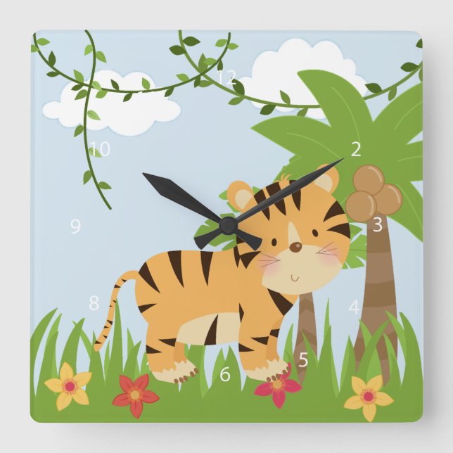 Reloj Cuadrado Safari (Anverso)