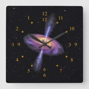 Reloj Cuadrado  Sagittarius A Quasar V2 ~ Time Machine Clock ~