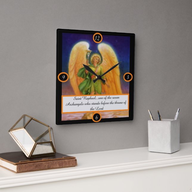 Reloj Cuadrado Saint Raphael (Oficina)