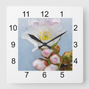 Reloj Cuadrado Sakura Blossom