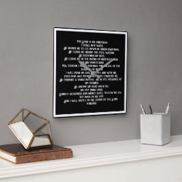 Reloj Cuadrado Salmo