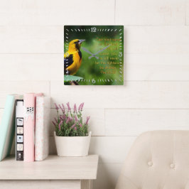 Reloj Cuadrado Salmos 55:22 Inspiradores