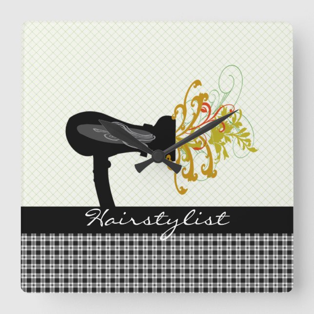 Reloj Cuadrado Salon atractivo y atractivos regalos de estilo ped (Anverso)