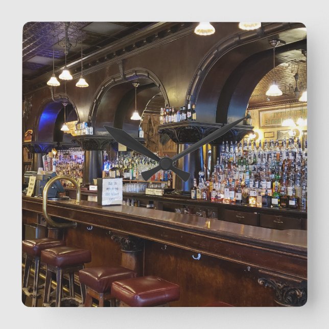 Reloj Cuadrado Saloon No 10 in Deadwood, South Dakota (Anverso)