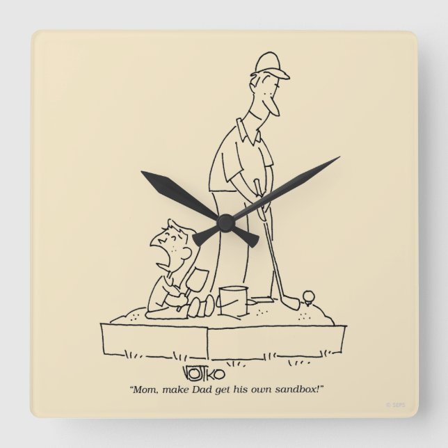 Reloj Cuadrado Salvadera (Anverso)