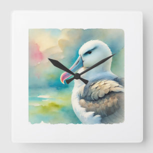 Reloj Cuadrado Salvins albatross 250924AREF134 - Watercolor