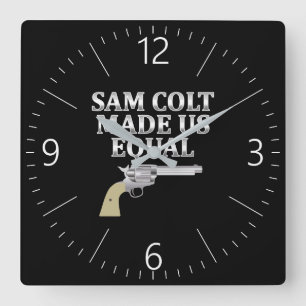Reloj Cuadrado Sam Colt nos hizo iguales