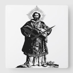 Reloj Cuadrado San Adalberto de Praga Obispo y Mártir