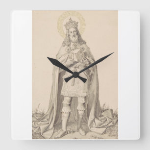 Reloj Cuadrado San Enrique II del Sacro Imperio Romano Germánico