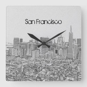 Reloj Cuadrado San Francisco
