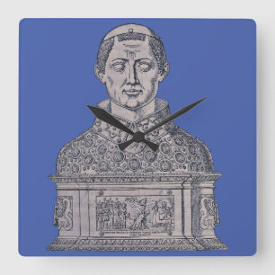 Reloj Cuadrado San Jenaro, Obispo de Benevento - Arte fino