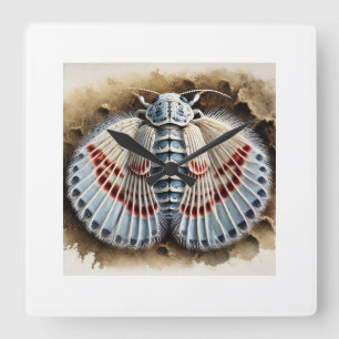 Reloj Cuadrado San Jose scale insect 310824IREF251 - Watercolor