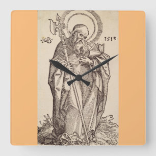 Reloj Cuadrado San Mateo el Evangelista - Reproducción de Arte Fi