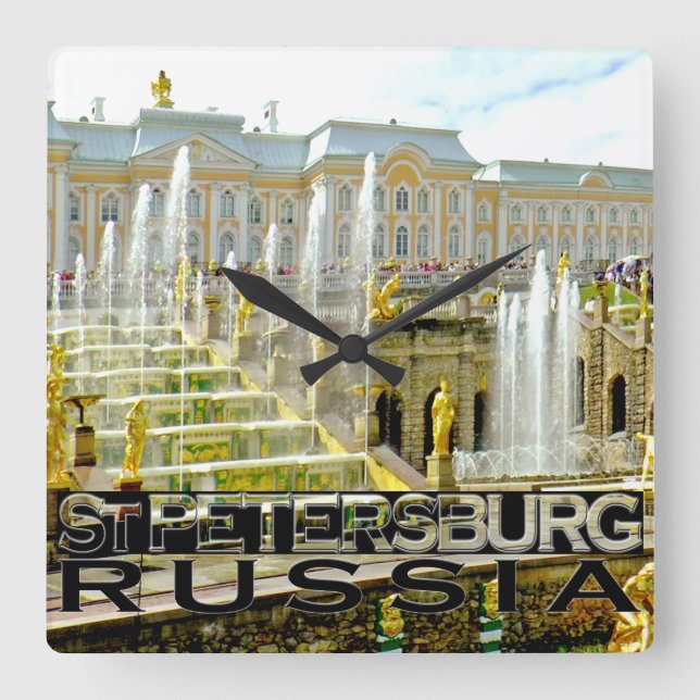 Reloj Cuadrado San Petersburgo (Anverso)