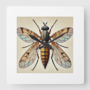 Reloj Cuadrado Sand Fly Dorsal View 110924IREF206 - Watercolor