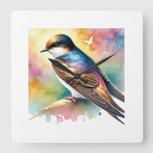 Reloj Cuadrado Sand Martin 160724AREF208 - Watercolor