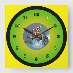 Reloj Cuadrado Santa de Yaawd