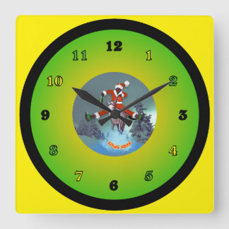 Reloj Cuadrado Santa de Yaawd