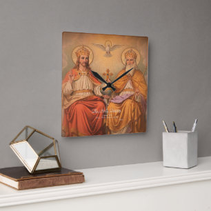 Reloj Cuadrado Santísima Trinidad