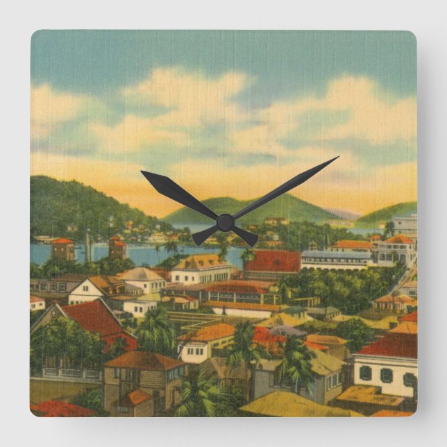 Reloj Cuadrado Santo Tomás (Anverso)