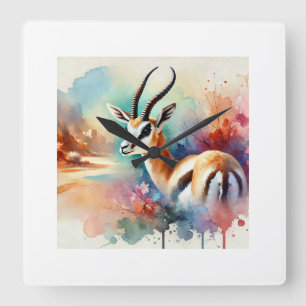 Reloj Cuadrado Saudi gazelle 310724AREF133 - Watercolor