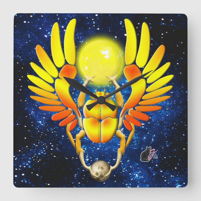 Reloj Cuadrado Scarab (Anverso)